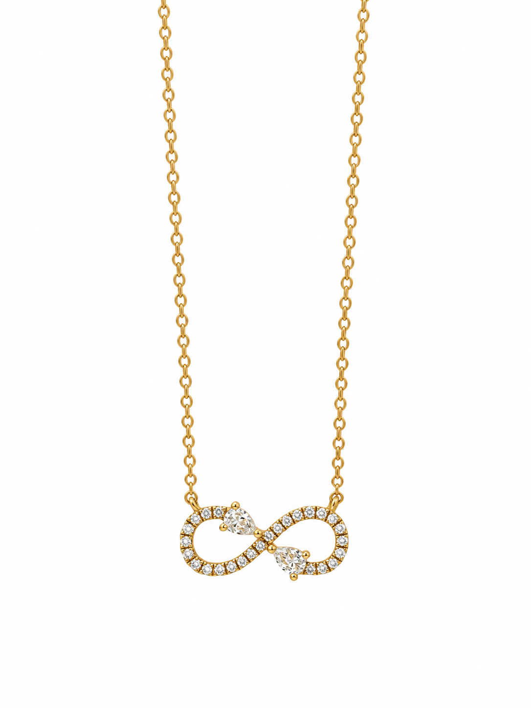 Diamond Infinity Necklace