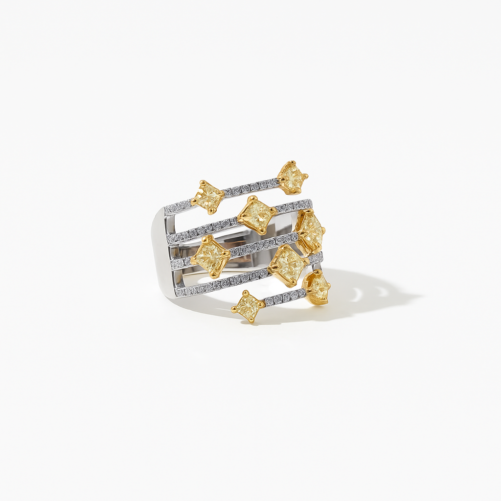 Yellow Diamond Ring
