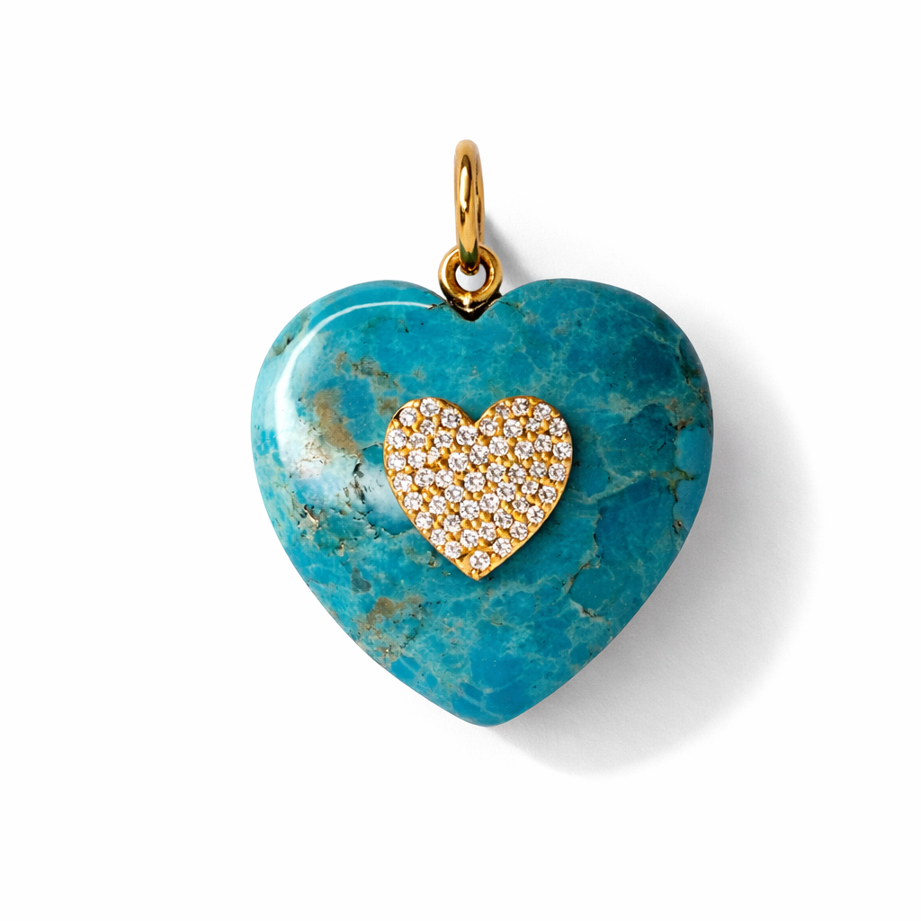 Turquoise Heart Pendant