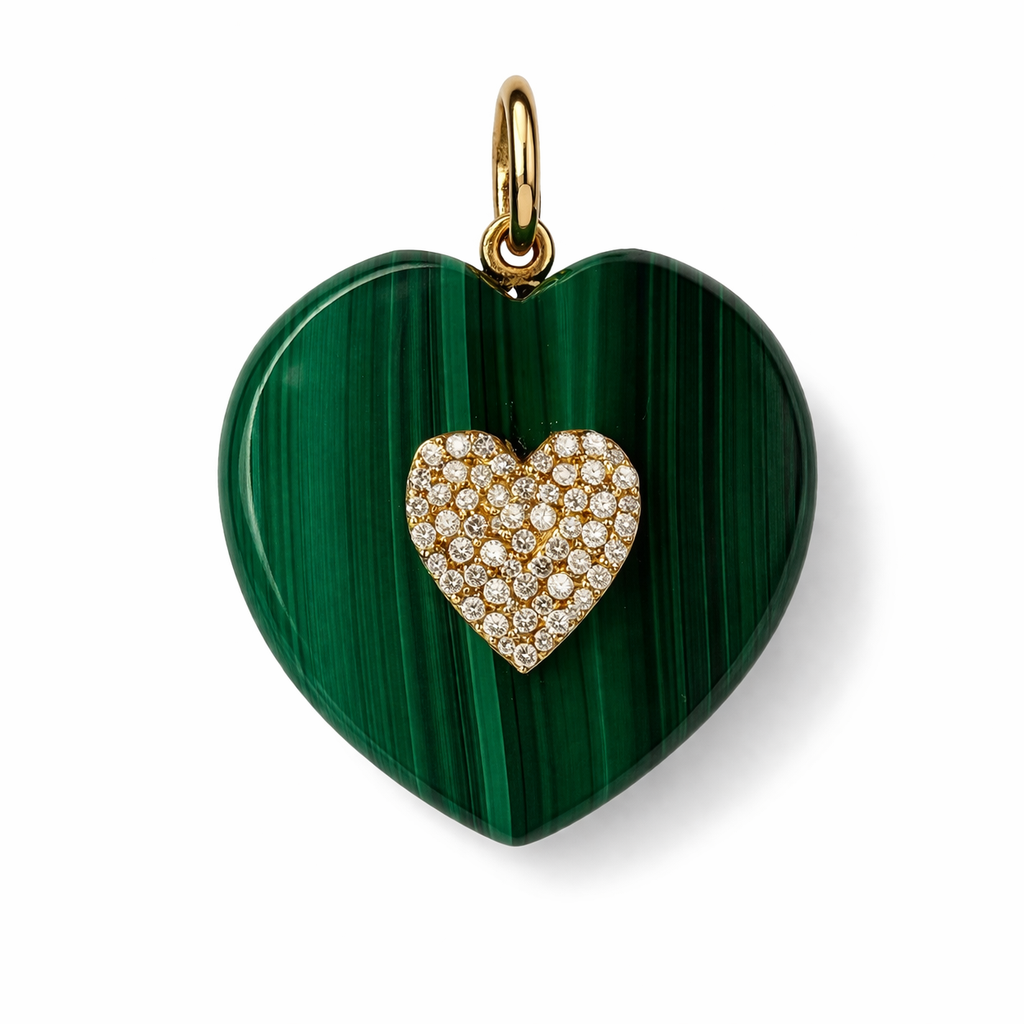 Malachite Heart Pendant