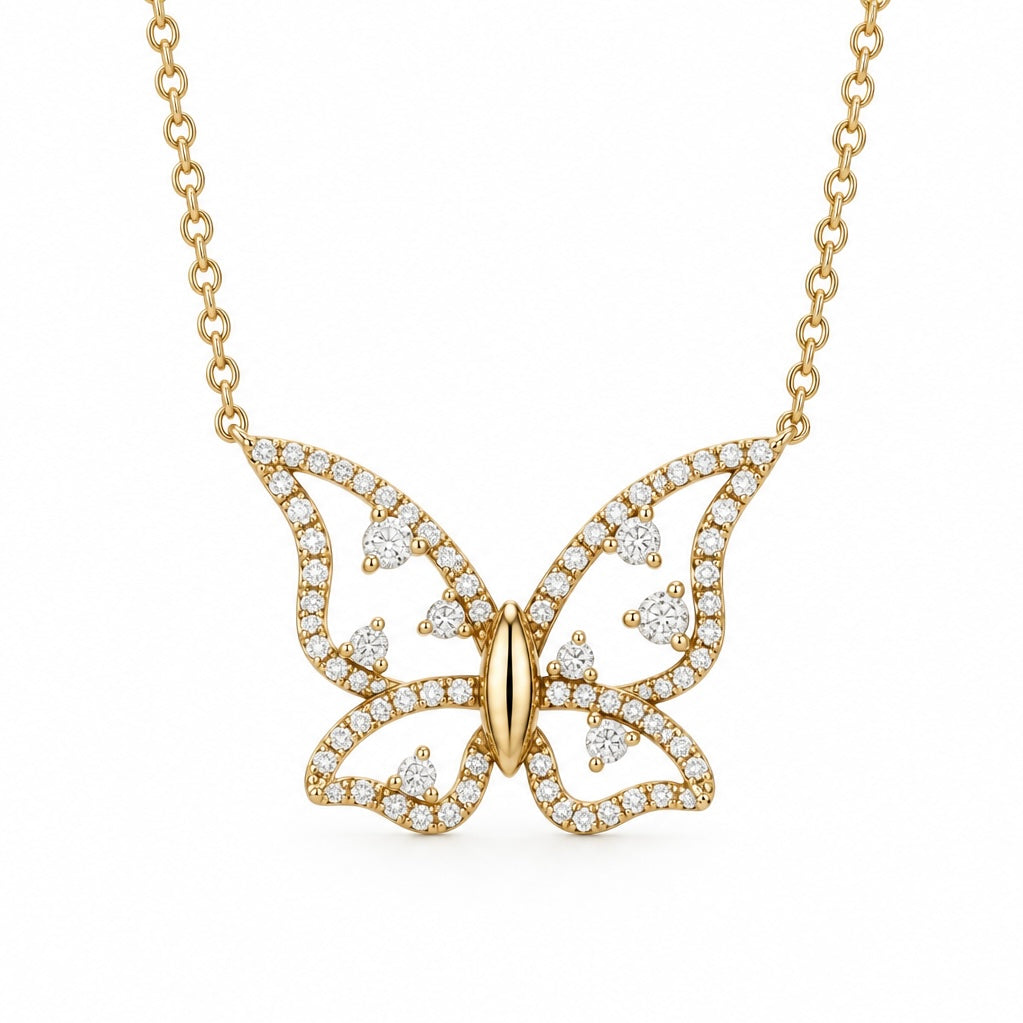 Keilah Butterfly Necklace