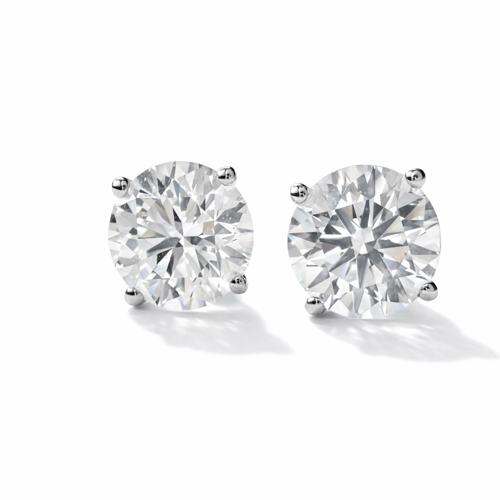14K Gold Lab Diamond Studs