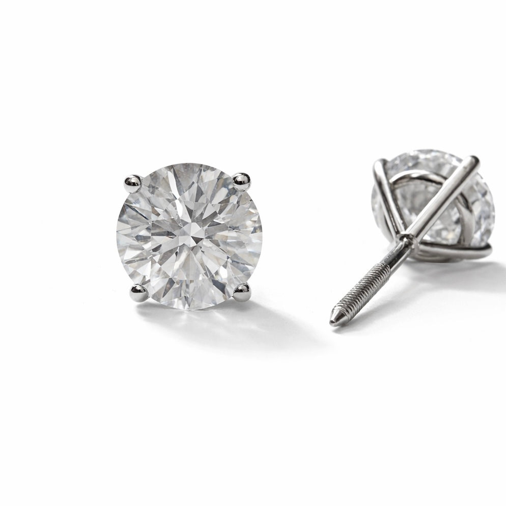 The 305 Studs – 3.05 Carat Lab Diamond Earrings