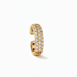 Pave diamond ear cuff.