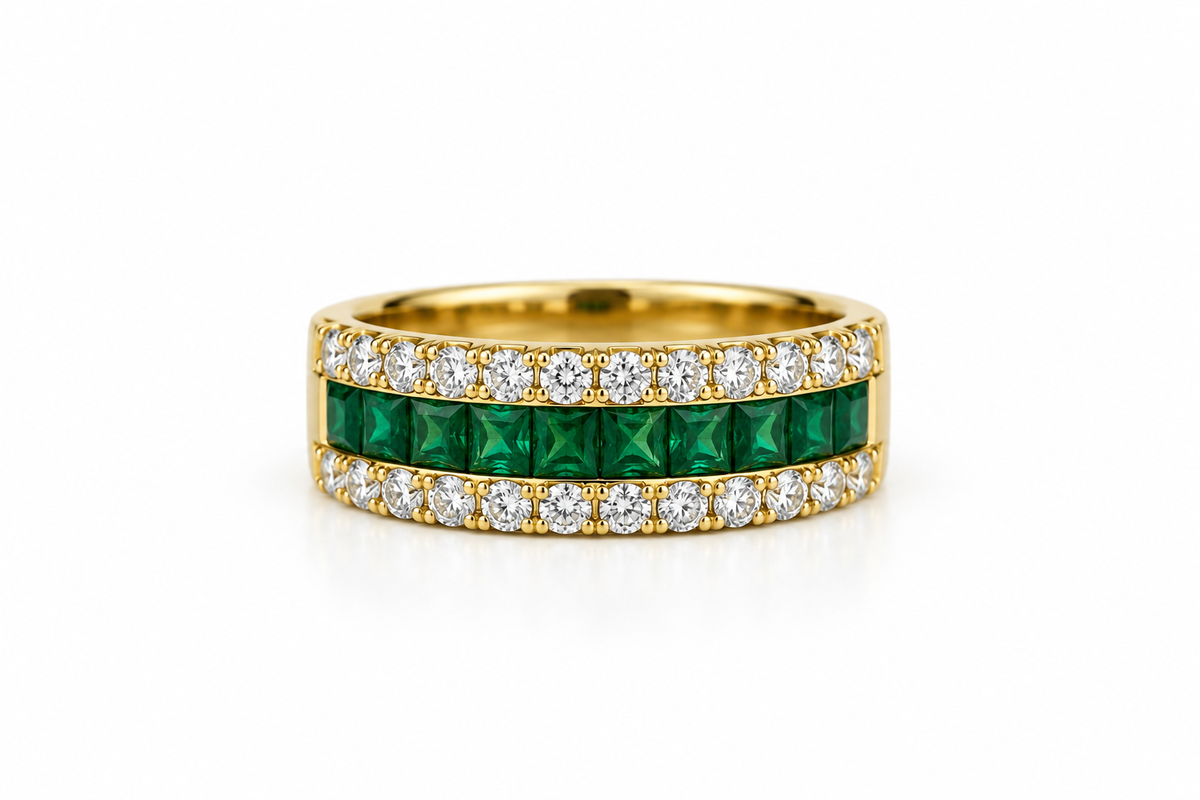 Emerald & Diamond Band