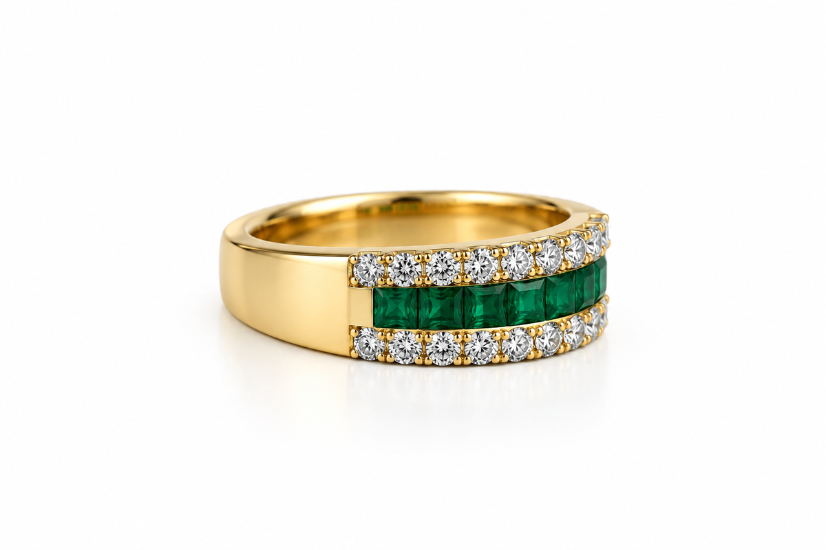 Emerald & Diamond Band