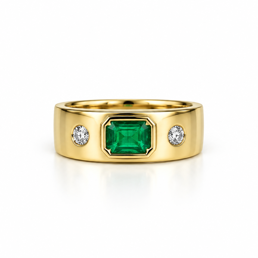 Emerald & Diamond Cigar Band