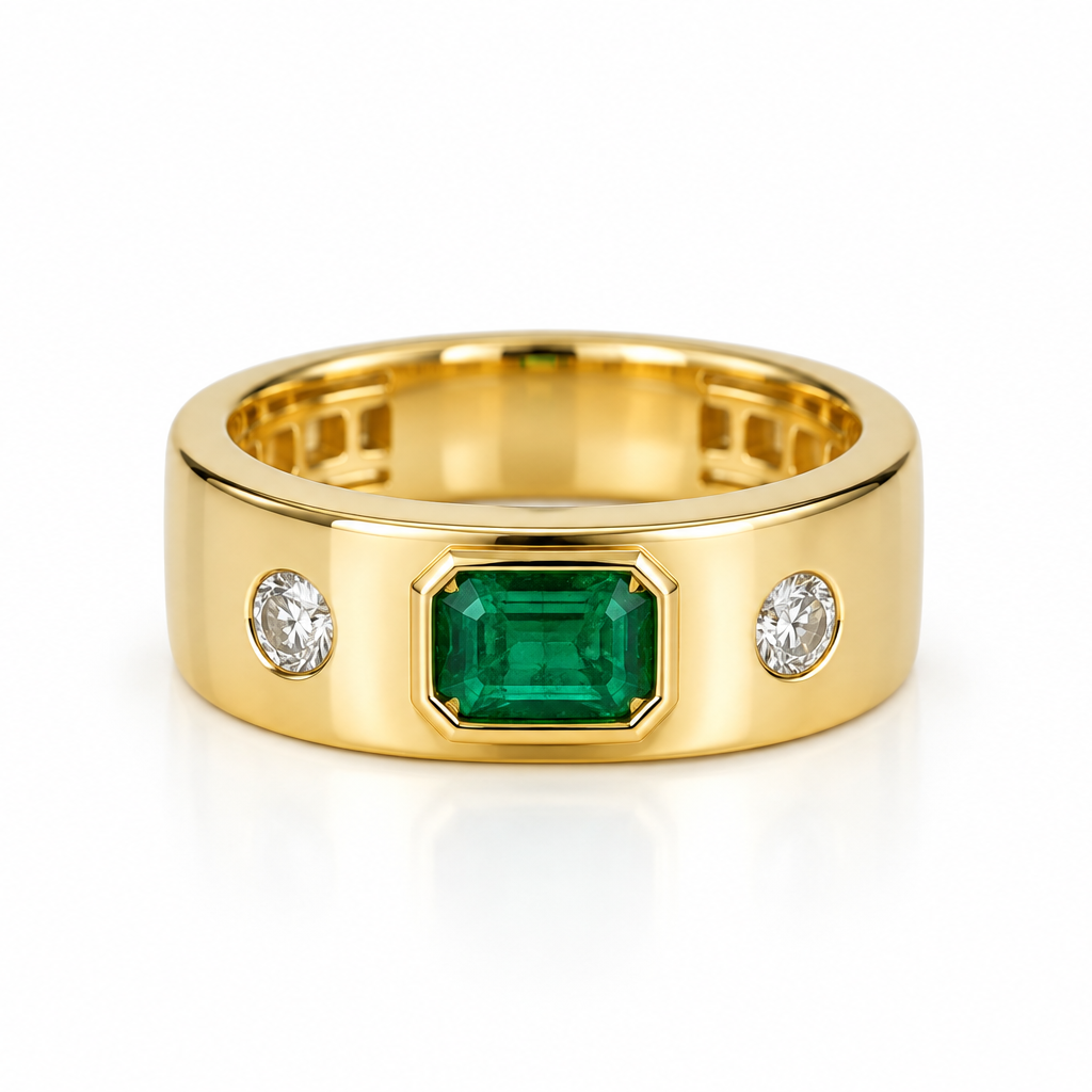 Emerald & Diamond Cigar Band