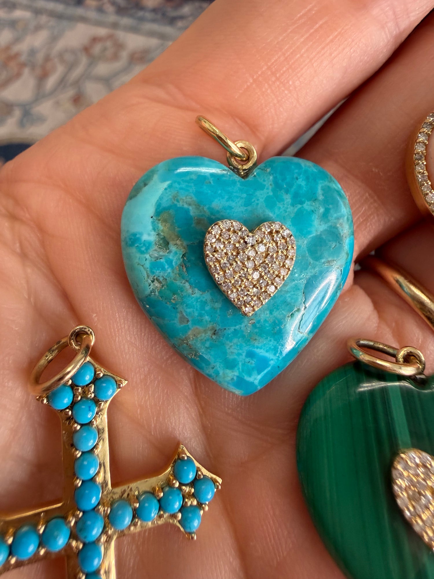 Turquoise Heart Pendant