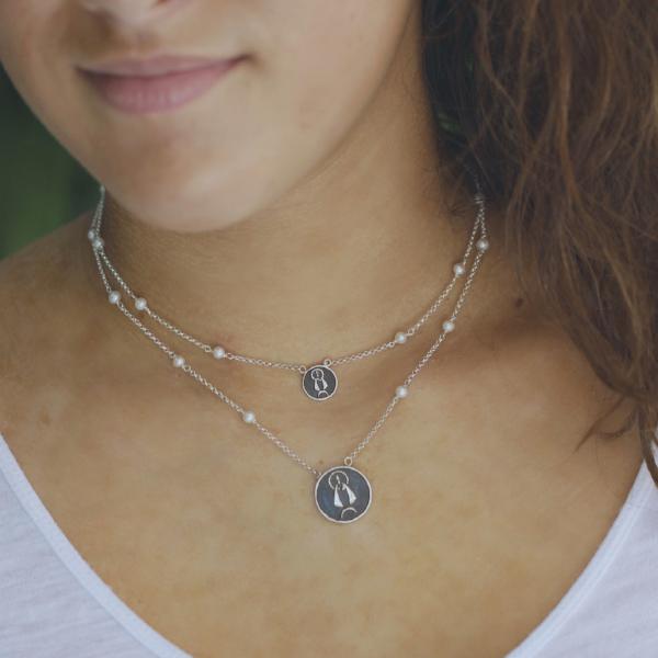 Caridad del Cobre Medal Necklace (Medium)