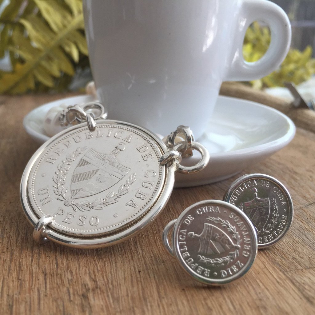 Large Cuban Crest Pendant