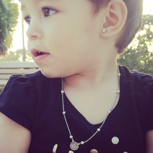 Mini Caridad del Cobre Medal Necklace