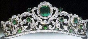 marie-therese emeralds and diamond tiara crown jewels