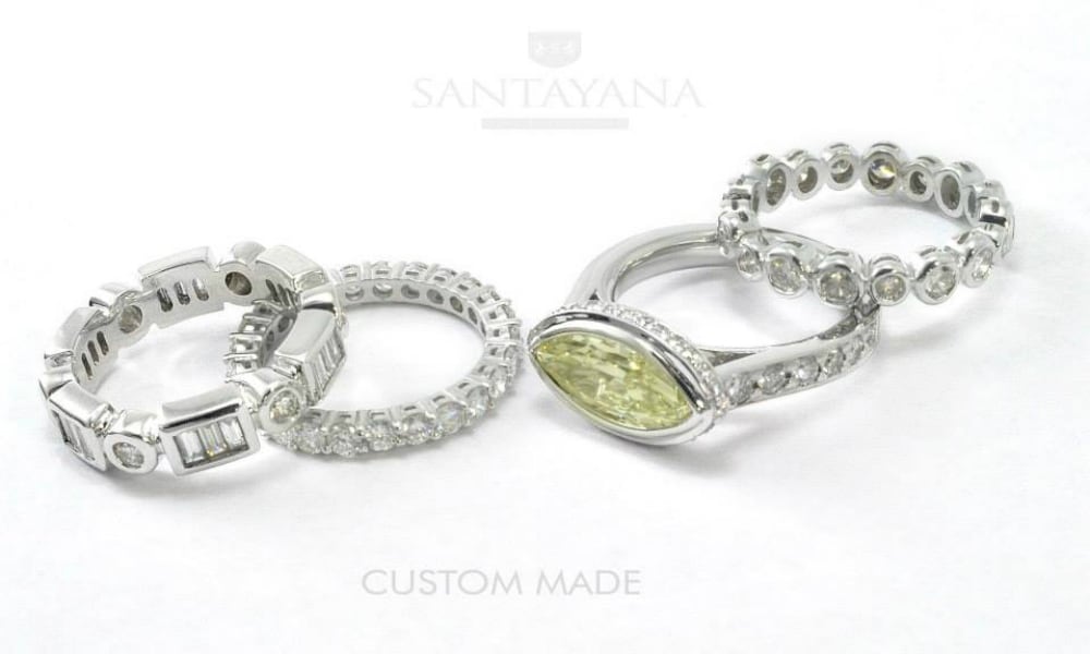 Custom Made Engagement rings - Sanayana Jewelry