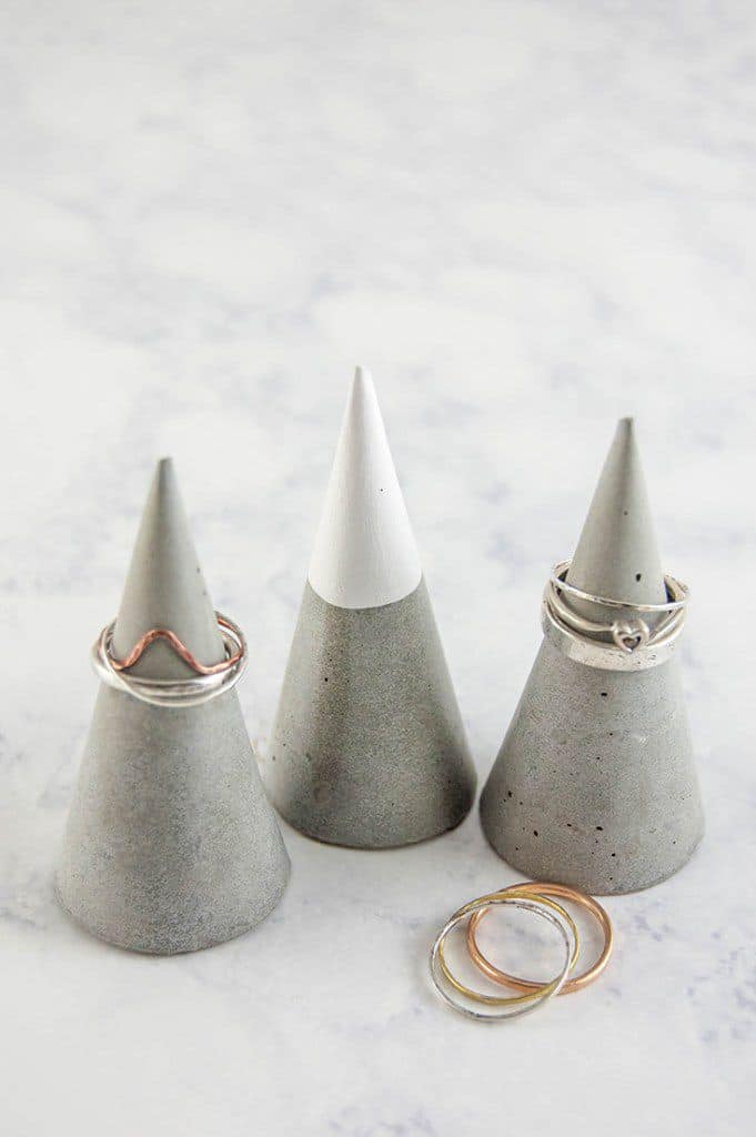 Cast These Cement Ring Cones