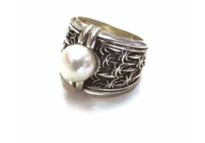Pearl Palmar Ring - Santayana Jewelry