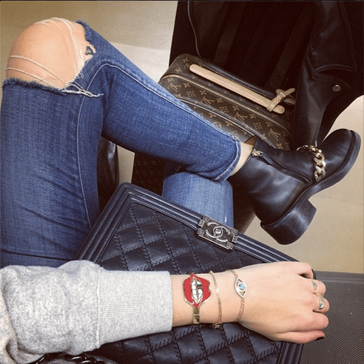 blogger Chiara Ferragni's enviable arm swag
